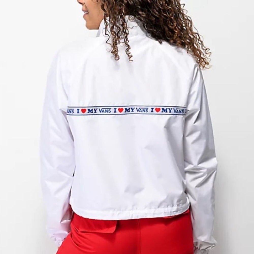 Vans Women’s  I Love My Vans Windbreaker Jacket M - Picture 8 of 13